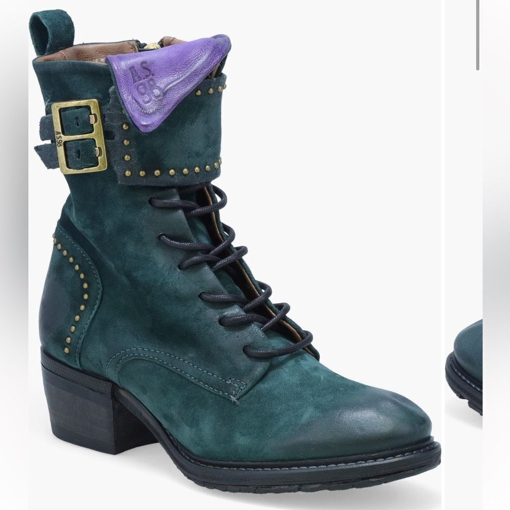 A.S98 Cree Studded Booties New